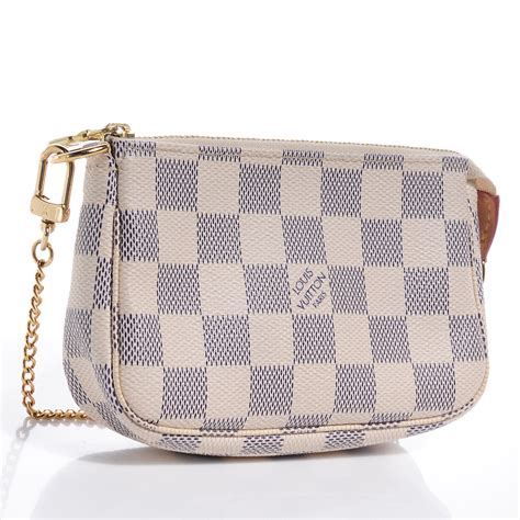 louis vuitton damier azur mini pochette price|Louis Vuitton damier azur galliera.